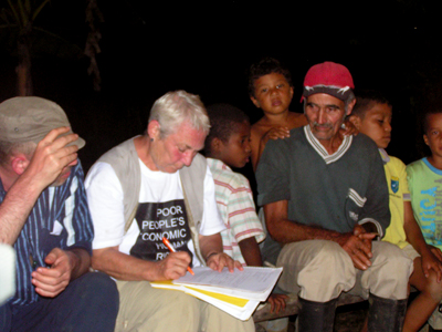 Recolección de testimonios de la Comisión Ética  en Curvaradó, Chocó
